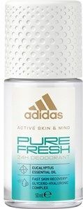 adidas Pure Fresh Roll Roll-on deodorant voor haar met eucalyptusolie en 24 uur frisheid met huidvriendelijke formule, 50 ml