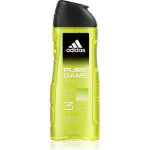 Adidas Pure Game Douchegel voor Gezicht, Lichaam en Haar 3in1  400 ml