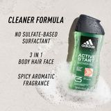 Adidas - 3 in 1 Active Start - Douchegel - 400 ml
