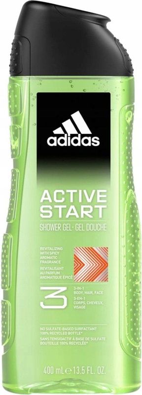 Adidas - 3 in 1 Active Start - Douchegel - 400 ml