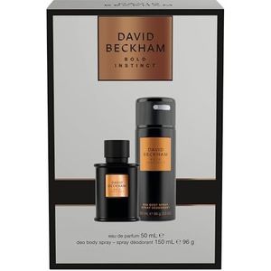 David Beckham, Cadeauset voor heren, Bold Instinct Eau de Parfum 50 ml en Deodorant, 150 ml