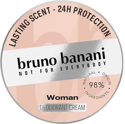 bruno banani Deo Creme Woman, 24-uurs crème-deodorant voor vrouwen, 40 ml