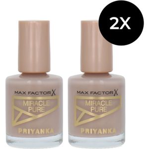 Max Factor Miracle Pure Priyanka Nagellak - 21 Vanilla Spice (set van 2)