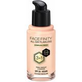 Crème Make-up Basis Max Factor Face Finity All Day Flawless 3 in 1 Spf 20 Nº C10 Fair porcelain 30 ml