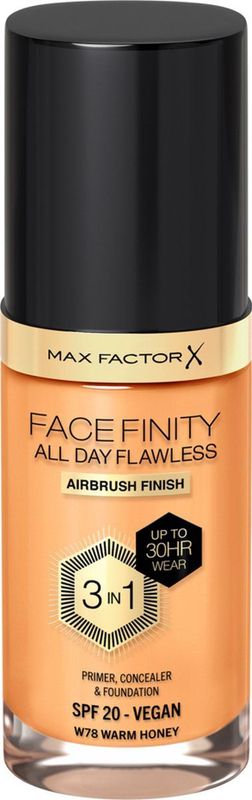 Max Factor - Facefinity All Day Flawless Foundation - Warm Honey - 34 ml