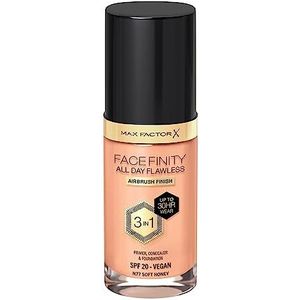 Max Factor - All Day Flawless 3in1 Foundation - Soft Honey - 30 ml