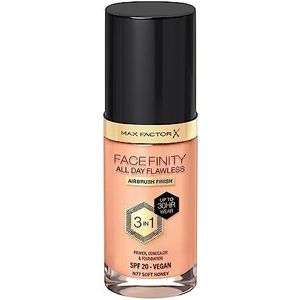 Max Factor Make-up Gezicht FacefinityAll Day Flawless Foundation SPF 20 77 Soft Honey