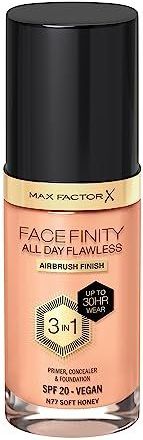 Max Factor - All Day Flawless 3in1 Foundation - Soft Honey - 30 ml