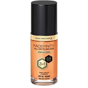 Max Factor Make-up Gezicht FacefinityAll Day Flawless Foundation SPF 20 84 Soft Toffee