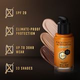 Max Factor Facefinity All Day Flawless Langaanhoudende Make-up SPF 20 Tint 91 Warm Amber 30 ml