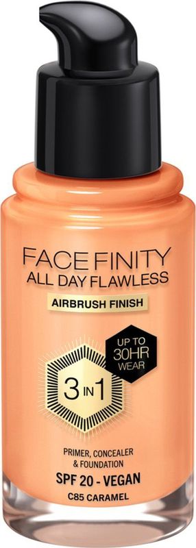 Max Factor - Facefinity All Day Flawless - Foundation - 85 Caramel - Olievrij