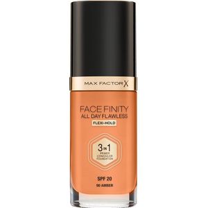 Max Factor - Facefinity All Day Flawless - Foundation - Tint 90 Amber - 30 ml