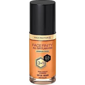 Max Factor Facefinity All Day Flawless 3 in 1 Vegan Foundation 30ml (Various Shades) - N88 - PRALINE
