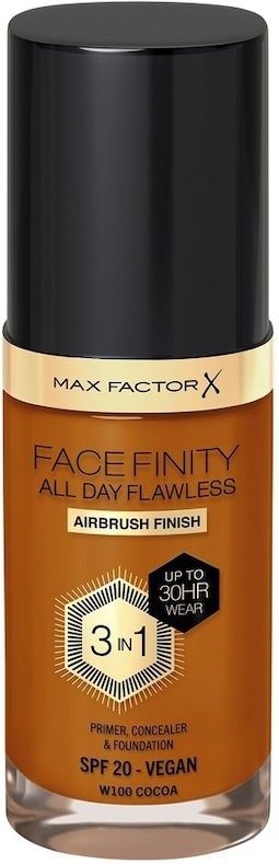 Max Factor Make-up Gezicht FacefinityAll Day Flawless Foundation SPF 20 100 Cocoa