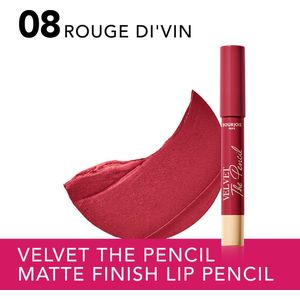 Bourjois - Velvet The Pencil Lipstick - ROUGE - 2 g - Lippotlood
