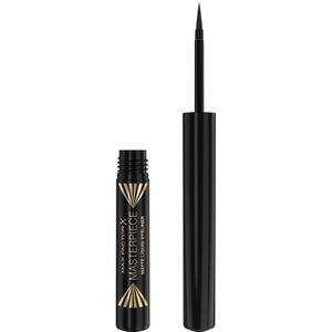 Max Factor Masterpiece Matte vloeibare eyeliner - 001 Black