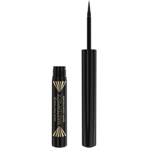 Max Factor Masterpiece Waterproof Matte Liquid Eyeliner 1.7ml (Various Shades) - Black