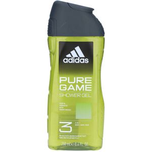 Adidas - Pure Game - Douchegel - 250 ml - Voor Gezicht, Lichaam en Haar