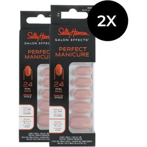 Sally Hansen Perfect Manicure 24 Oval Nails (2 x ) - Buff & Tumble