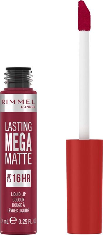 Rimmel London - Lasting Mega Matte - Lippenstift - Ruby - Veganistische Formule