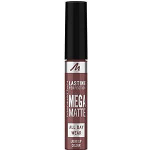 Manhattan Make-up Lippen Lasting Perfection Mega Matte Liquid Lipstick 600 State of Burgundy