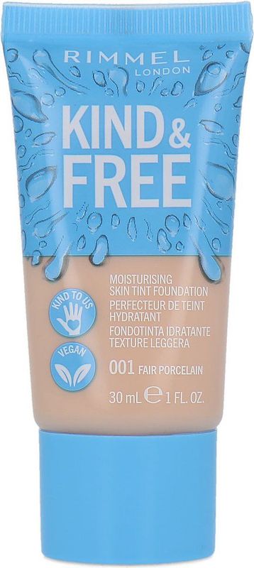 Rimmel - Kind & Free - Foundation - Tint 001 Fair Porcelain - 30 ml
