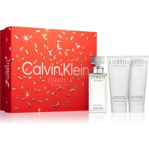 Parfumset voor Dames Calvin Klein EDP Eternity 3 Onderdelen