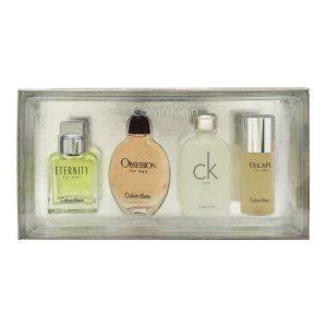 Calvin Klein Miniatuur Geschenkset 15ml Eternity EDT + 15ml Obsession EDT + 15ml CK One EDT + 15ml Escape EDT