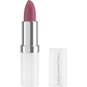 Manhattan Lasting Perfection Satin lippenstift 150 Rosewood Rose, lippenstift voor intensieve, langdurige kleur en hydraterende verzorging