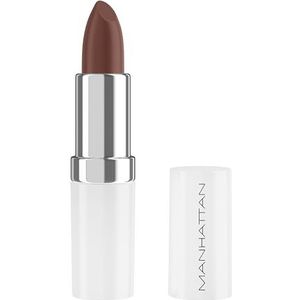 Manhattan Lasting Perfection Satin Lipstick 320 Crushed Cinnamon, lippenstift voor intensieve, langdurige kleur en hydraterende verzorging
