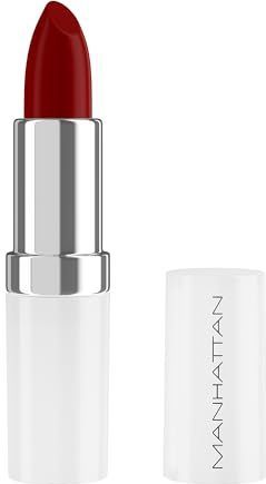 Manhattan - Lasting Perfection Satin Lipstick - 890 Alarm - Lippenstift - Intensieve Kleur en Hydraterende Verzorging