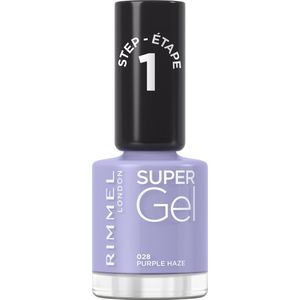 Rimmel Super Gel Gel Nagellak zonder UV/LED Lamp Tint 028 Purple Haze 12 ml