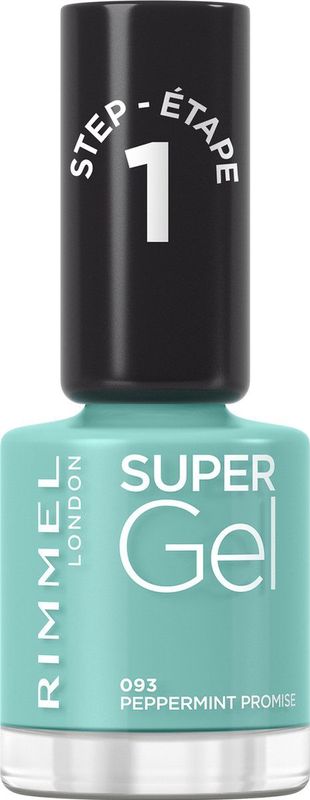 RIMMEL Super Gel Nail Polish 12 ml - 093 Peppermint Promise