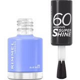 Rimmel - 60 Seconds Super Shine - Nagellak - Tint 856 Blue Breeze - 8 ml