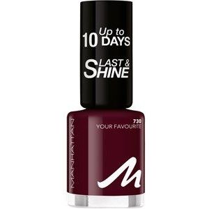 Manhattan Make-up Nagels Last & Shine Nail Polish 40 Midnight Rush