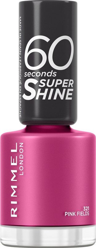 Rimmel - 60 Seconds Super Shine - Nagellak - Tint 321 Pink Fields - 8 ml