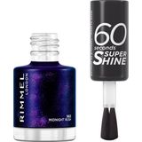 Rimmel - 60 Seconds Super Shine - Nagellak - Tint 563 Midnight Rush - 8 ml