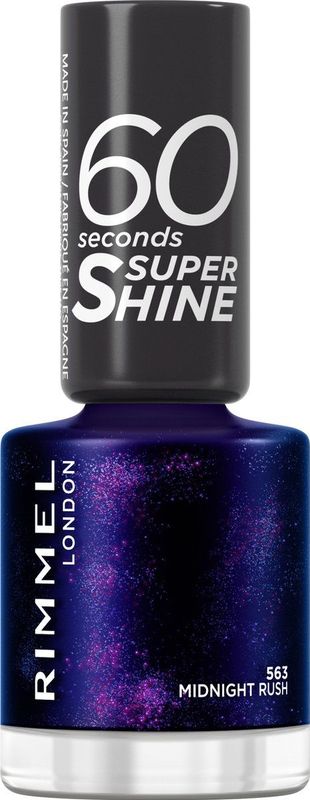 Rimmel - 60 Seconds Super Shine - Nagellak - Tint 563 Midnight Rush - 8 ml