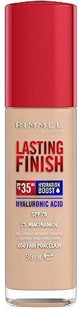 Rimmel - Lasting Finish 35H Hydration Boost - Foundation - Tint 050 Fair Porcelain - 30 ml