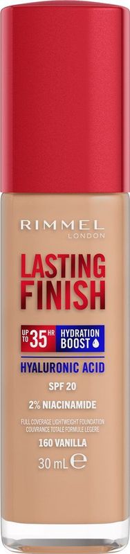 Rimmel - Lasting Finish 35HR Liquid Foundation - 30 ML - Hydraterende Formule