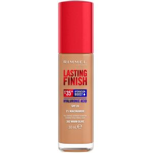 Rimmel Lasting Finish 35Hr Foundation 30 ml (Verschillende Tinten) - 302 Warm Olive