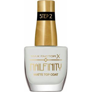 Max Factor - Nailfinity Matte Top Coat - Top Coat - 101 Velvet Curtain - 12 ml