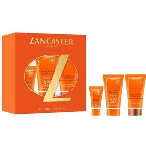 Lancaster Sun Beauty Set zonnebrand - bodymilk SPF 30 50 ml + Golden Tan Max lotion 50 ml + Fluid SPF 30 3 ml