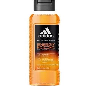 adidas Active Skin & Mind Energy Kick Douchegel, verkwikkende frisse douchegel voor heren, 250 ml