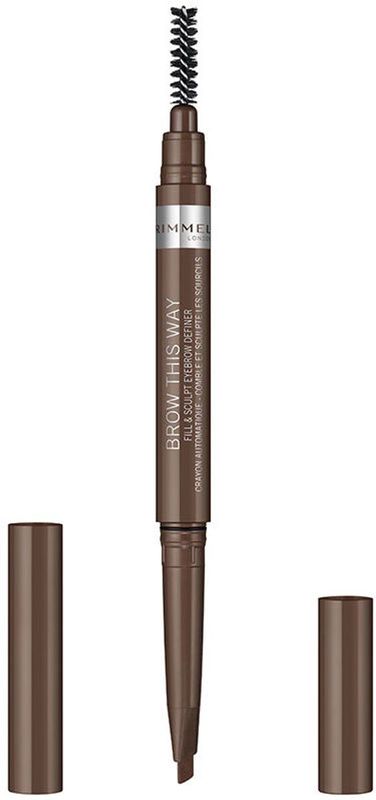 Rimmel - Brow This Way - Wenkbrauwpotlood - Medium Brown - 0,25 g