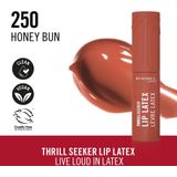 Rimmel Thrill Seeker Lip Latex Vloeibare Lippenstift Tint 250 Honey Bun 6 ml