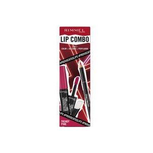 Rimmel London, Lasting Finish, Lip Combo Trendy Pink, Lasting Provocalips Pouting Pink, 310 & Lasting Finish Lip Liner Indian Pink 125, Stap 1 1,2 g, Stap 2 2,3 ml, Stap 3, 1,6 g