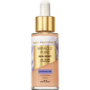 Max Factor - Miracle Pure Serum Foundation - 30 ml - Kleur 02 Fair to Light