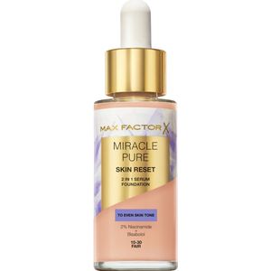 Max Factor - Miracle Pure - 2-in-1 Skin Reset Serum Foundation - Fair - 30 ml