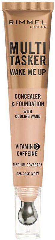 Rimmel - Multi-Tasker Wake Me Up - Concealer - Tint 25 Rose Ivory - 20 ml